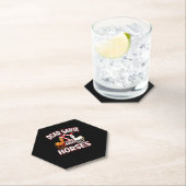 サンタ親愛ーが馬を連れて来る ペーパーコースター (インサイチュ)