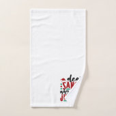 サンタ親愛ーなぜあなたが判断するのか |おもしろいのユーモア バスタオルセット (ハンドタオル)