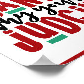 サンタ親愛ーなぜあなたが判断するのか |おもしろいのユーモア ポスター (角)