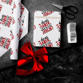 サンタ親愛ーなぜあなたが判断するのか |おもしろいのユーモア ラッピングペーパー