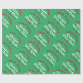 サンタ親愛ーの間違いが起こった ラッピングペーパー (フラット)