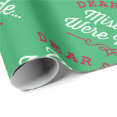 サンタ親愛ーの間違いが起こった ラッピングペーパー (ロールコーナー)