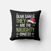 サンタ親愛ーはクリスマスいけなの一つ クッション (正面)