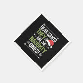 サンタ親愛ーはクリスマスいけなの一つ スタンダードカクテルナプキン (角)