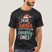 サンタ親愛ーはクリスマスいけなの一つ Tシャツ (正面)