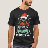 サンタ親愛ーはクリスマスいけなの一つ Tシャツ (正面)