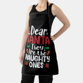 サンタ親愛ーはクリスマスいけなマチンだ エプロン (インサイチュ)