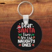サンタ親愛ーはクリスマスいけなマチンだ キーホルダー (正面)