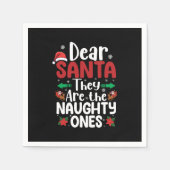 サンタ親愛ーはクリスマスいけなマチンだ スタンダードカクテルナプキン (正面)
