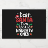 サンタ親愛ーはクリスマスいけなマチンだ スパークリングワインラベル (シングルラベル)