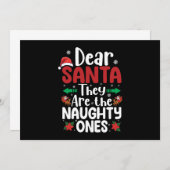 サンタ親愛ーはクリスマスいけなマチンだ 招待状 (正面/裏面)