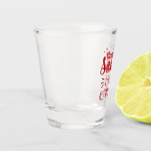 サンタ親愛ーはクリスマスタイポグラフィ ショットグラス (左)
