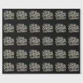 サンタ親愛ーはクリスマス家族の試合を後悔しない ラッピングペーパー (フラット)