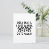 サンタ親愛ーはハワイに行きたい シーズンポストカード (スタンド正面)