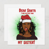 サンタ親愛ーは姉の姉よりクリスマスが良かった シーズンカード (正面/裏面)