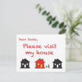 サンタ親愛ーは私の家を訪ねて シーズンポストカード (スタンド正面)