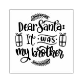 サンタ親愛ーは私の弟だった ラバースタンプ (インプリント)
