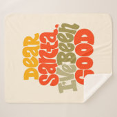 サンタ親愛ーは良いデザインだった シェルパブランケット (正面(横))