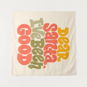 サンタ親愛ーは良いデザインだった タペストリー (正面(横))