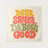 サンタ親愛ーは良いデザインだった タペストリー (正面)