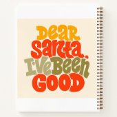 サンタ親愛ーは良いデザインだった ノートブック (裏面)