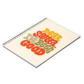 サンタ親愛ーは良いデザインだった ノートブック (左側)