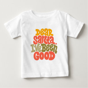サンタ親愛ーは良いデザインだった ベビーTシャツ