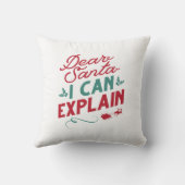 サンタ親愛ーは説明できる クッション (裏面)