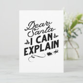 サンタ親愛ーは説明できる サンキューカード (スタンド正面)