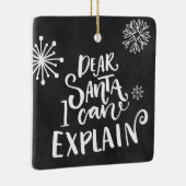 サンタ親愛ーは説明できる セラミックオーナメント (右)