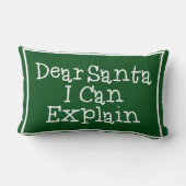サンタ親愛ーは説明できる ランバークッション (裏面)