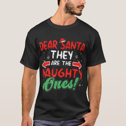 サンタ親愛ーシーズのいけなクリスマスクリスマス男性 Tシャツ (正面)