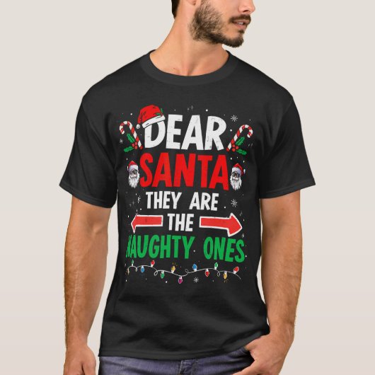 サンタ親愛ーシーズのいけなクリスマスクリスマス男性 Tシャツ (正面)