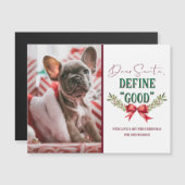 サンタ親愛ーディグッドかわいいクリスマスの写真 (正面/裏面)