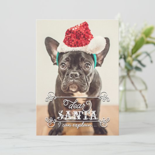 サンタ親愛ー休日の写真カードを説明できる シーズンカード (スタンド正面)