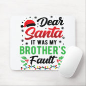 サンタ親愛ー兄さんの悪いキッズChだっおもしろいた マウスパッド (マウス)
