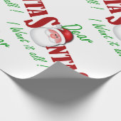 サンタ親愛ー全部欲しい！ ラッピングペーパー (角)