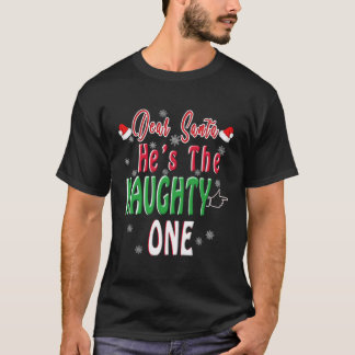 サンタ親愛ー彼は一ついけなのマッチのギフト部屋 Tシャツ