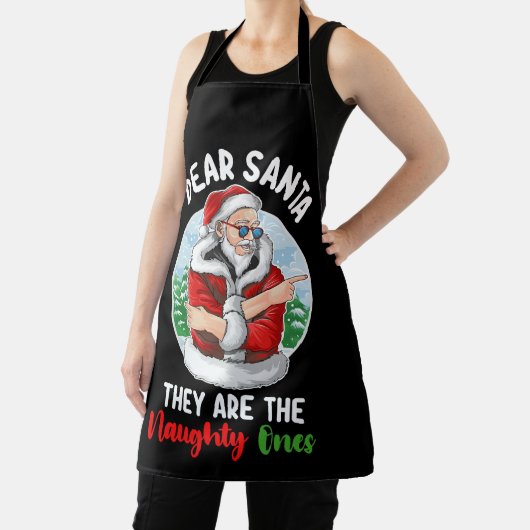 サンタ親愛ー彼らは一ついけなのクリスマス エプロン (インサイチュ)