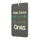 サンタ親愛ー彼らは一ついけなの幸せクリスマス カーエアーフレッシュナー (左)