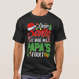 サンタ親愛ー私のパパの過クリスマスT Shir Tシャツ