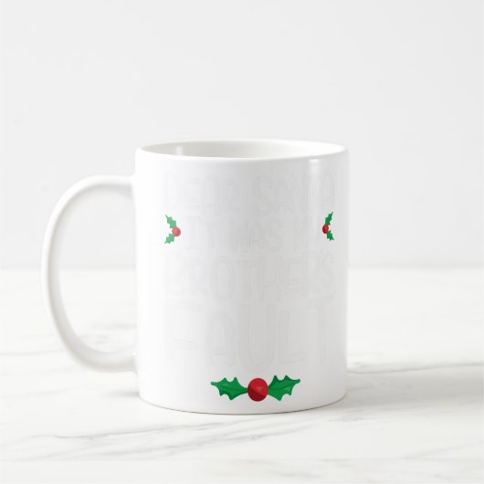 サンタ親愛ー私の兄のせいだった コーヒーマグカップ (左)