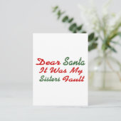 サンタ親愛ー私の姉妹の責任だった シーズンポストカード (スタンド正面)