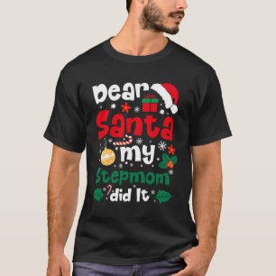 サンタ親愛ー義理の母がクリスマスにおもしろいやった Tシャツ