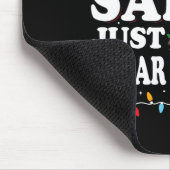 サンタ親愛ー車の部品を持って来るおもしろいクリスマスメカ マウスパッド (コーナー)