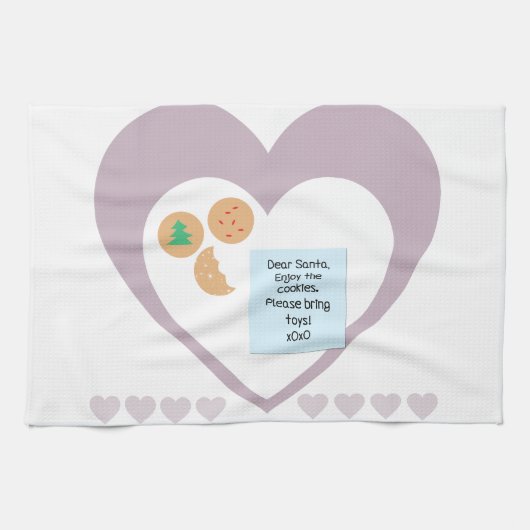 サンタ親愛ー – おもちゃを持ってきて キッチンタオル (横)