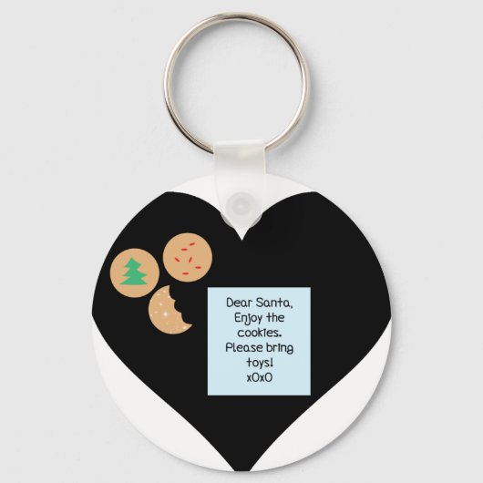 サンタ親愛ー – おもちゃを持ってきて キーホルダー (正面)