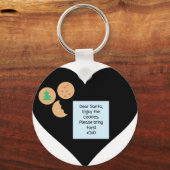 サンタ親愛ー – おもちゃを持ってきて キーホルダー (正面)