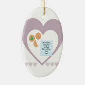 サンタ親愛ー – おもちゃを持ってきて セラミックオーナメント (右)