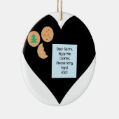 サンタ親愛ー – おもちゃを持ってきて セラミックオーナメント (右)